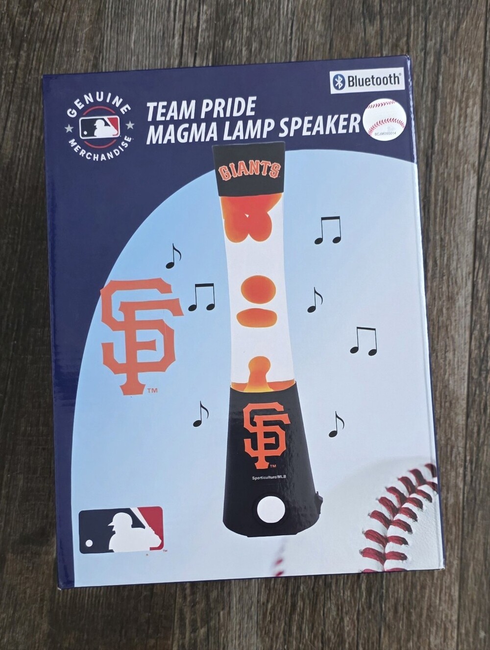 San Francisco Giants Baseball Magma Lamp with Bluetooth Speaker